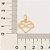 PINGENTE FOLHEADO A OURO CORAÇÃO INFINITO ENTRELAÇADO. MED 2,4CM ROMMANEL 542428 - Imagem 2