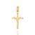 PINGENTE FOLHEADO A OURO CRUZ COM ESPÍRITO SANTO. MED 2,20CM ROMMANEL 542407 - Imagem 1
