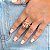 ANEL ARO DUPLO FOLHEADO A OURO ROMMANEL 512998 - Imagem 3