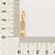 BERLOQUE FOLHEADO A OURO FIGA. MED 3CM ROMMANEL 542408 - Imagem 3