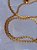 CORRENTE FOLHEADO A OURO FIO ELO CADEADO FRIZADO. MED 42CM ROMMANEL 530357 - Imagem 5