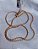 CORRENTE FOLHEADO A OURO FIO ELO CADEADO FRIZADO. MED 42CM ROMMANEL 530357 - Imagem 4