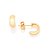 ARGOLA ARO LISO FOLHEADO A OURO. MED 0,90CM ROMMANEL 525886 - Imagem 1