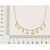 GARGANTILHA FOLHEADO A OURO COM ELEMENTOS DO MAR. MED 45CM ROMMANEL 532063 - Imagem 2