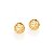 BRINCO FOLHEADO A OURO GLOBO VAZADO. MED 8MM ROMMANEL 525122 - Imagem 1