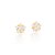 BRINCO  FOLHEADO A OURO ESTRELA DE ZIRCÔNIA. MED 0,30CM ROMMANEL 526462 - Imagem 1