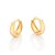 ARGOLA PEQUENA FOLHEADO A OURO. MED 0,9CM ROMMANEL 526675 - Imagem 2