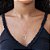 PINGENTE LETRA LISA FOLHEADO A OURO. MED 2,6CM ROMMANEL 540675 - Imagem 8