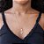 PINGENTE LETRA LISA FOLHEADO A OURO. MED 2,6CM ROMMANEL 540675 - Imagem 12