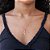 PINGENTE LETRA LISA FOLHEADO A OURO. MED 2,6CM ROMMANEL 540675 - Imagem 3