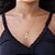 PINGENTE FOLHEADO A OURO LETRAS. MED 2,5CM ROMMANEL 542134 - Imagem 3