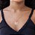 PINGENTE FOLHEADO A OURO LETRAS. MED 2,5CM ROMMANEL 542134 - Imagem 14