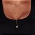 COLAR GRAVATA FOLHEADO A OURO COM PÉROLAS E ZIRCÔNIAS. MED 50CM ROMMANEL 531962 - Imagem 2