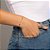 PULSEIRA FOLHEADO A OURO CRISTAIS COLORIDOS. MED 19CM ROMMANEL 551669 - Imagem 3