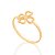 ANEL FOLHEADO A OURO TREVO DE QUATRO FOLHAS ROMMANEL 512875 - Imagem 2