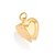 PINGENTE RELICÁRIO FOLHEADO A OURO FORMATO CORAÇÃO. MED 1,8CM ROMMANEL 542422 - Imagem 1
