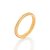 ALIANÇA FOLHEADO A OURO COM APLICAÇÃO DE RHODIUM BRANCO 3MM ROMMANEL 512999 - Imagem 2