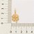 BERLOQUE FOLHEADO A OURO TREVO DE QUATRO FOLHAS. MED 3CM ROMMANEL 542413 - Imagem 3