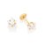 BRINCO INFANTIL FOLHEADO A OURO ESTRELA DE ZIRCÔNIA. MED 0,5MM ROMMANEL 524224 - Imagem 1