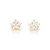BRINCO INFANTIL FOLHEADO A OURO ESTRELA DE ZIRCÔNIA. MED 0,5MM ROMMANEL 524224 - Imagem 2