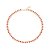 GARGANTILHA FOLHEADO A OURO COM MIÇANGAS VERMELHO. MED 42CM ROMMANEL 532158 - Imagem 1