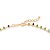 GARGANTILHA FOLHEADO A OURO COM MIÇANGAS COLORIDAS. MED 45CM ROMMANEL 532157 - Imagem 2
