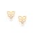 BRINCO INFANTIL FOLHEADO A OURO BORBOLETA COM ZIRCÔNIA. MED 0,7MM ROMMANEL 526050 - Imagem 2