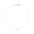 GARGANTILHA FIO DE NYLON FOLHEADO A OURO COM LETRAS. MED 42CM ROMMANEL 532041 - Imagem 5