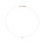 GARGANTILHA FIO DE NYLON FOLHEADO A OURO COM LETRAS. MED 42CM ROMMANEL 532041 - Imagem 6