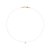 GARGANTILHA FIO DE NYLON FOLHEADO A OURO COM LETRAS. MED 42CM ROMMANEL 532041 - Imagem 10