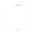 GARGANTILHA FIO DE NYLON FOLHEADO A OURO COM LETRAS. MED 42CM ROMMANEL 532041 - Imagem 16
