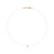 GARGANTILHA FIO DE NYLON FOLHEADO A OURO COM LETRAS. MED 42CM ROMMANEL 532041 - Imagem 17