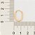 ARGOLA FOLHEADO A OURO OVAL. MED 1,7CM ROMMANEL 526706 - Imagem 4