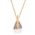 PINGENTE FOLHEADO A OURO NOSSA SENHORA APARECIDA. MED 2,5CM ROMMANEL 541633 - Imagem 2