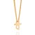 GARGANTILHA INFANTIL FOLHEADO A OURO COM PINGENTE CRUZ. MED 40CM ROMMANEL 531823 - Imagem 2