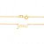 GARGANTILHA FOLHEADO A OURO JESUS. MED 50CM ROMMANEL 531843 - Imagem 2