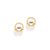 BRINCO INFANTIL FOLHEADO A OURO COM PÉROLA. MED 4MM ROMMANEL 524690 - Imagem 2