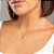 PINGENTE FOLHEADO A OURO CORAÇÃO COM NOSSA SENHORA APARECIDA. MED 2CM ROMMANEL 542259 - Imagem 4