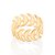 ANEL FOLHEADO A OURO FORMATO LUAS ROMMANEL 513031 - Imagem 1