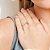 ANEL FOLHEADO A OURO COM CRISTAIS AZUL CLARO ROMMANEL 513038 - Imagem 4
