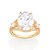 ANEL FOLHEADO A OURO COM ZIRCÔNIAS ROMMANEL 513039 - Imagem 1