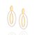 BRINCO FOLHEADO A OURO COM PÉROLAS. MED 6CM ROMMANEL ROMMANEL 526344 - Imagem 1