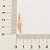 BERLOQUE FOLHEADO A OURO FORMATO DENTE. MED 3CM ROMMANEL 542412 - Imagem 3