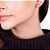 BRINCO GRAMPO FOLHEADO A OURO COM CRISTAIS. MED 2,1CM ROMMANEL 522731 - Imagem 3