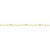 TORNOZELEIRA FOLHEADO A OURO COM BOLAS. MED 25CM ROMMANEL 551204 - Imagem 2
