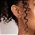 BRINCO FOLHEADO A OURO CRISTAIS GOTAS VERMELHAS. MED 5,8CM ROMMANEL 526742 - Imagem 3