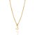 GARGANTILHA BORBOLETA FOLHEADO A OURO. MED 45CM ROMMANEL 532180 - Imagem 1
