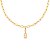 BERLOQUE CADEADO FOLHEADO A OURO. MED 2,7CM ROMMANEL 542439 - Imagem 5