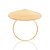 MAXI ANEL FOLHEADO A OURO FORMATO CIRCULAR COM ARO ESCOVADO ROMMANEL 513027 - Imagem 2