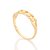 ANEL SKINNY FOLHEADO A OURO ARO CORRENTE ROMMANEL 513028 - Imagem 2